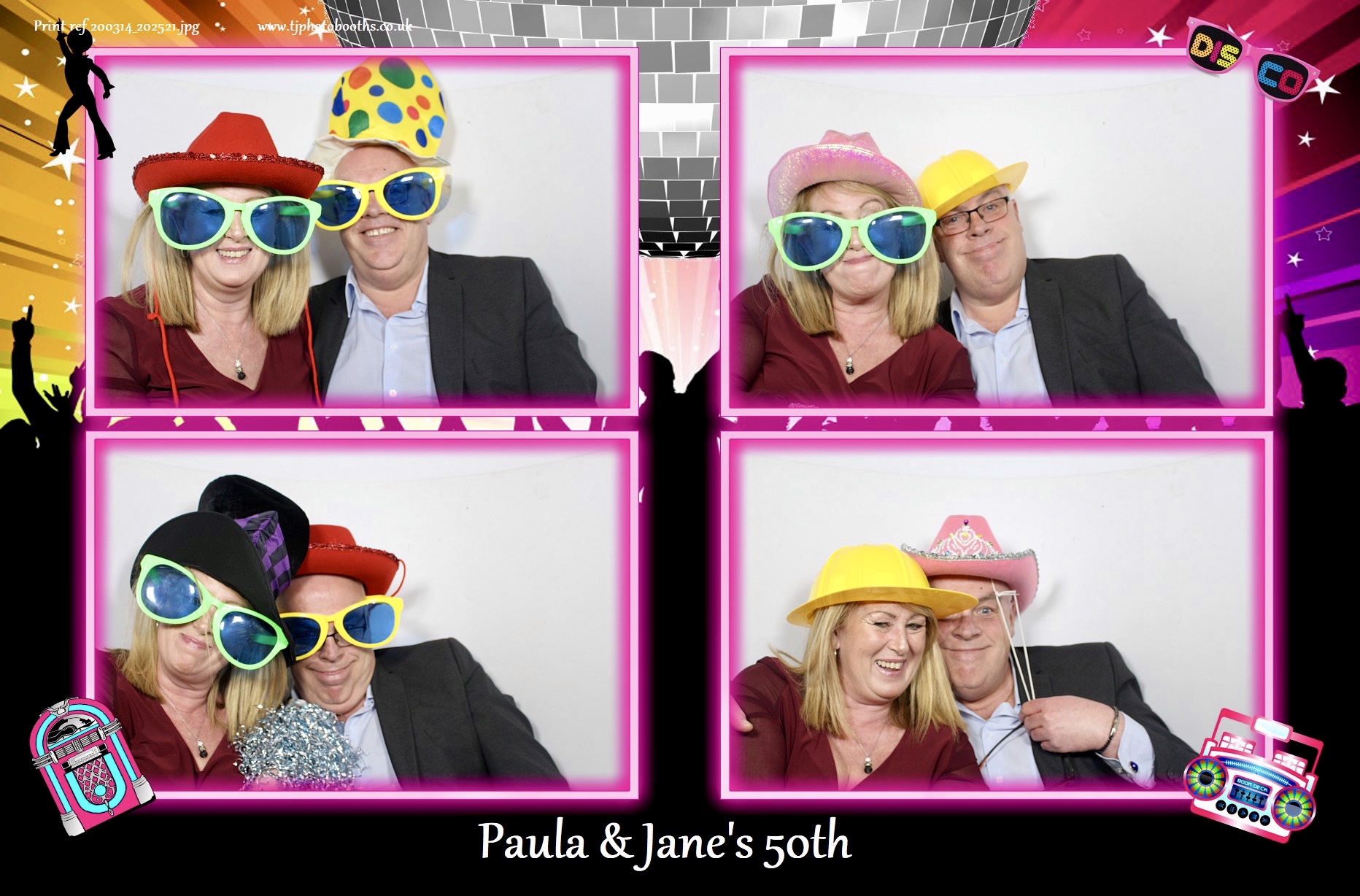 Paula & Jane's 50th | View more photos from the event at gallery.tjphotobooths.co.uk/u/TJPhotobooths/Paula-Janes-50th